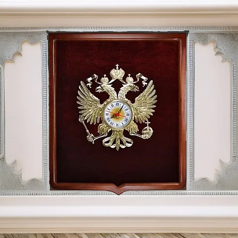 Настенные часы «Герб России» — необычный подарок