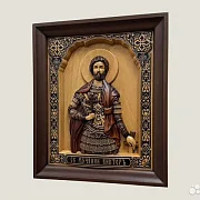 Икона резная Святой Виктор — необычный подарок — фотография 3