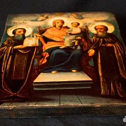 Подарочная икона Богоматери "Домостроительница" Экономисса — фотография 3