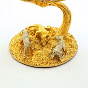 Бокал для коньяка "Собаки и волк" — оригинальный подарок — фотография 2
