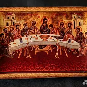 Подарочная икона "Тайная вечеря" 15*12 см — фотография 4