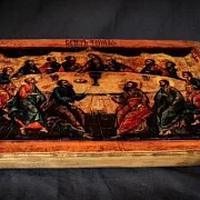 Икона "Тайная Вечеря" — оригинальный подарок — фотография 5