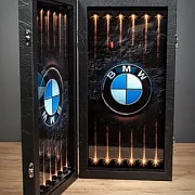 Подарочные нарды под стеклом «BMW X5» — фотография 3