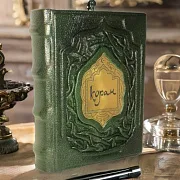 Коран (средний формат) — книга в кожаном переплёте — необычный подарок — фотография 1
