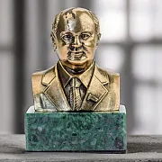 Бронзовый бюст «Горбачев» в подарок — фотография 1