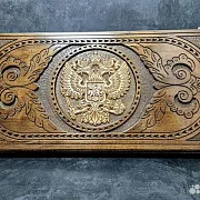 Резные деревянные нарды «Держава» — красивый подарок — фотография 5