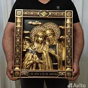 Резная Икона Петр и Феврония — необычный подарок — фотография 3