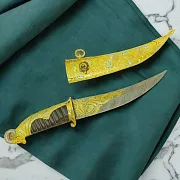 Нож «Золотое руно» — красивый подарок — фотография 1