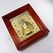 Подарочная икона Серафима Саровского /в киоте/. Златоуст — фотография 2