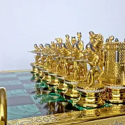 Подарочные шахматы «Малахит» — фотография 9