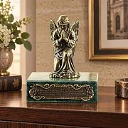 Бронзовая статуэтка "Ангел" на камне для Второафонского монастыря — красивый подарок — фотография 1