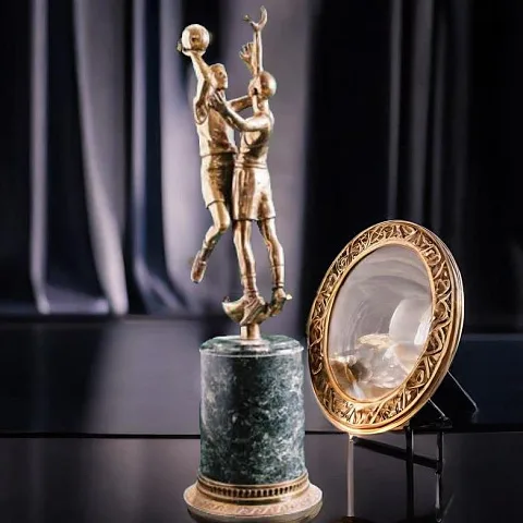 В подарок: Композиция «Кубок Баскетбол № 1» из бронзы