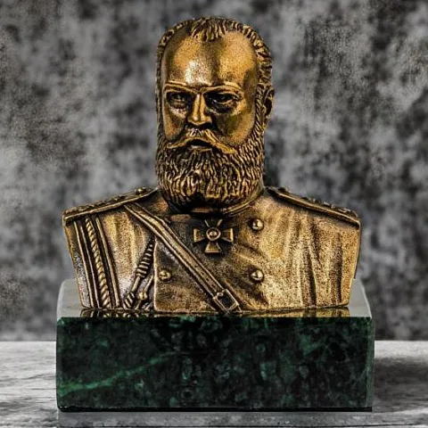 Бронзовый бюст «Александр III» в подарок