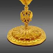 На память: Бокал для коньяка "Герб РФ" — фотография 2