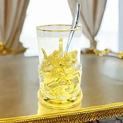 Ручная работа: Латунный подстаканник «Георгий Победоносец» — фотография 1