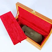 Позолоченный складной нож «Глухарь» — красивый подарок — фотография 8