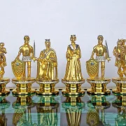 Подарочные шахматы «Малахит» — фотография 8