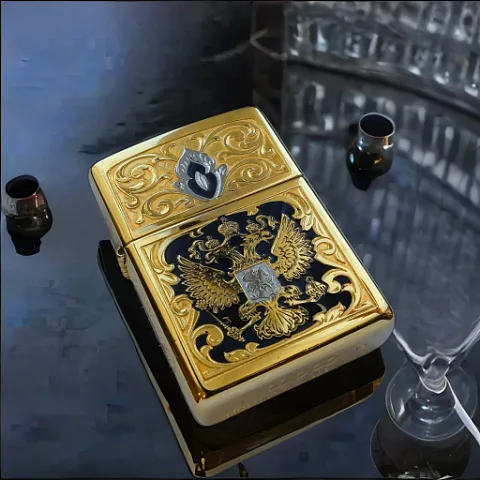 Сувенирная зажигалка Zippo "Герб" — необычный подарок