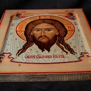 Подарочная икона "Спас Нерукотворный c Архангелами" — фотография 4