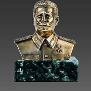 Бронзовый бюст «И.В. Сталин» — оригинальный подарок — фотография 2
