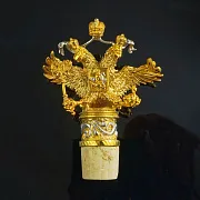 Пробка для бутылки "Двуглавый орел" — оригинальный подарок — фотография 2
