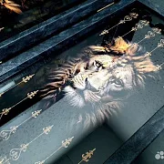 Нарды под стеклом «Львиное сердце» — оригинальный подарок — фотография 6