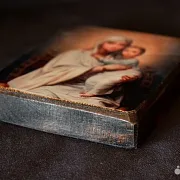 Икона Божией матери "Кипрская" Дорожная — оригинальный подарок — фотография 2